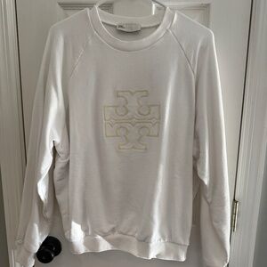 Tory Burch Heavy French Terry Crewneck Large